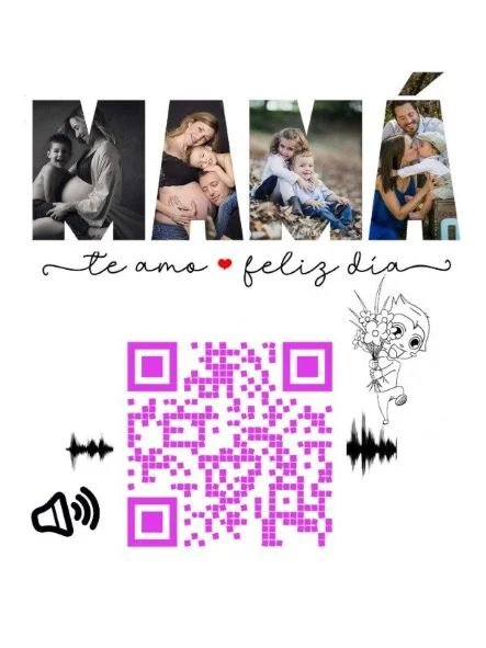 Foto con QR Musical Dia de la Madre